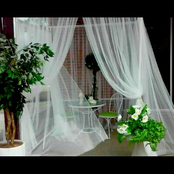 IKEA Lill Lace Curtains 3 pair white Wedding